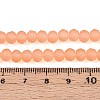 Baking Paint Frosted Glass Beads Strands FGLA-N003-6mm-06-4