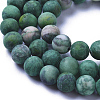 Natural Map Stone Picasso Jasper Beads Strands G-F668-18-6mm-6