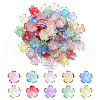 160Pcs 8 Colors Acrylic Bead Caps OACR-CJ0001-47-6