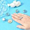 Tarnish Resistant Stainless Steel Cuff Ring Findings PW-WG67428-05-2