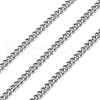 304 Stainless Steel Curb Chains CHS-M009-10P-02-1