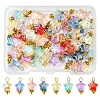 Electroplate Glass Charms PALLOY-FS00021-1