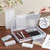 AHADERMAKER 25Pcs 2 Styles PLastic Bead Containers CON-GA0001-21-3