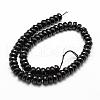 Natural Black Onyx Beads Strands G-P161-23-6x3mm-2