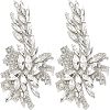 2Pcs Crystal Rhinestone Ornament Accessories DIY-FG0003-34-1