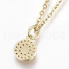 304 Stainless Steel Pendant Necklaces NJEW-O108-15G-2