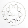 Alloy Ring Link Waist Chains for Women WGA6EEF-02-2
