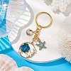 Alloy Enamel Pendant Keychian KEYC-JKC00800-02-2