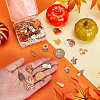   60Pcs 15 Styles Thanksgiving Day Alloy Enamel Pendants ENAM-PH0002-88-3