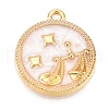 Alloy Enamel Pendants X1-ENAM-T021-03J-1
