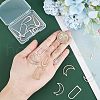 CHGCRAFT 18Pcs 6 Styles 201 Stainless Steel Pendants STAS-CA0001-61-3