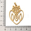 304 Stainless Steel Pendants STAS-O005-26G-3