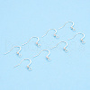 Long-Lasting Plated Brass French Hooks with Coil and Ball KK-K204-137S-2