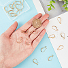 DICOSMETIC 30Pcs Rack Plating Brass Earring Hooks KK-DC0002-38-3