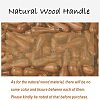 DIY Wood Wax Seal Stamp AJEW-WH0131-283-3