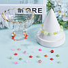 SOFPLATE 360Pcs 6 Colors Two-tone Opaque Acrylic Bead Caps OACR-SP0001-14-4