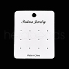 Rectangle Paper Earring Display Cards CDIS-T004-02-1