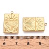 201 Stainless Steel Pendants STAS-N109-236G-3