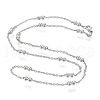 304 Stainless Steel Cable Chain Necklaces NJEW-M183-06P-1