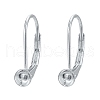 925 Sterling Silver Leverback Earring Findings STER-I014-13S-1