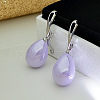Brass Plastic Hoop Earrings WG47D07-06-1