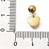 304 Stainless Steel Rhinestone Charms STAS-M109-12G-03-3