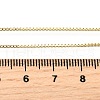 1MM Brass Box Chain Necklaces NJEW-Z083-01G-5