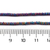 Electroplated Non-magnetic Hematite Beads Strands G-P571-A01-01F-4
