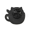 Coffee Cup Cat Enamel Pin JEWB-H009-01EB-12-2