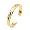 304 Stainless Steel Cuff Bangles BJEW-P302-05G-1