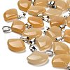 Natural Topaz Jade Pendants G-Z067-05P-05-1