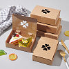 Disposable Kraft Paper Food Box CON-WH0084-36A-5