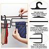 Plastic Hanging Display Stand for Silk Scarf ODIS-WH0099-29D-3