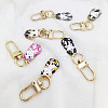 DELORIGIN 48Pcs 6 Styles Alloy Enamel Pendants ENAM-DR0001-05-7