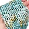 Natural Flower Amazonite Beads Strands G-L587-A01-02-1