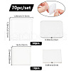 GOMAKERER 70Pcs 2 Styles Acrylic Model Toy Assembled Holder Bases ODIS-GO0001-01-2