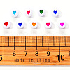 White Opaque Acrylic Beads SACR-YW0001-15-3