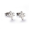 304 Stainless Steel Stud Earrings EJEW-H368-39P-1