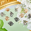 Gorgecraft 30Pcs 3 Colors Zinc Alloy Bag Decorative Buckle Clips FIND-GF0005-14-4