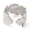 304 Stainless Steel Open Cuff Rings RJEW-K245-77P-2