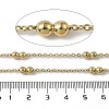 304 Stainless Steel Double Beads Cable Chains CHS-K022-01C-G-3