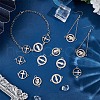 HOBBIESAY 60Pcs 3 Styles Alloy Connector Charms with Crystal Rhinestone FIND-HY0002-57-5