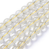 Natural Lemon Quartz Beads Strands G-P433-22A-2