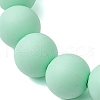 5Pcs 5 Colors 12mm Round Food Grade Eco-Friendly Silicone Beaded Stretch Bracelets for Women Men BJEW-JB10456-4