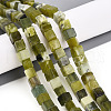 Natural Xiuyan Jade Beads Strands G-T140-42-1