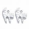 Eco-Friendly Zinc Alloy Pendants FIND-N048-45E-NR-1