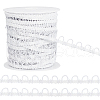 BENECREAT 22.5 Yards Nylon Elastic Ribbons with Loops OCOR-BC0006-79-1