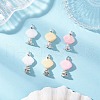 6Pcs ABS Plastic Shell Shape Home Display Decorations AJEW-JD00020-1