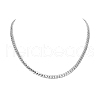 Stainless Steel Cuban Link Chains Necklaces PW-WGE1B56-01-1