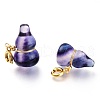 Carved Natural Fluorite Pendants X-G-J387-81-2
